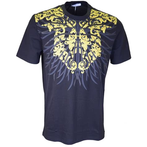 versace collection t-shirt v800683 vj 00353|Versace Collection V800683 Round Neck Basic Black T.